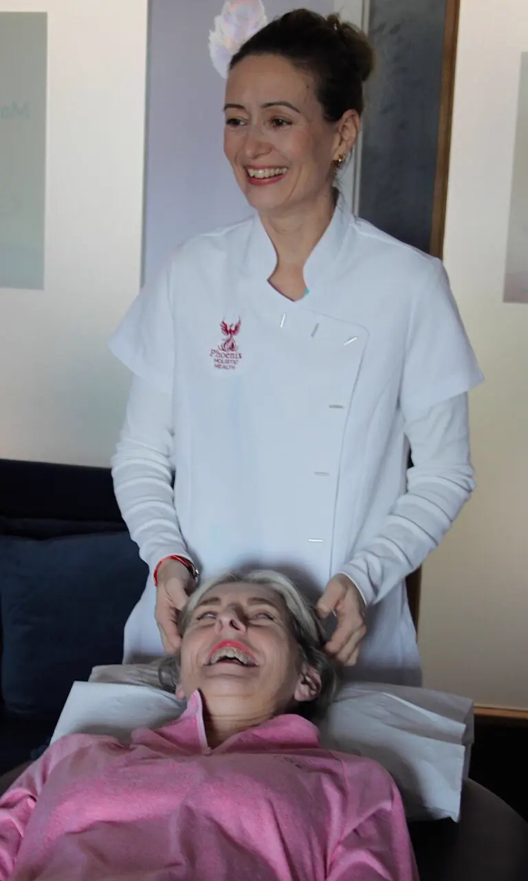 Gentle muscle testing during a session
